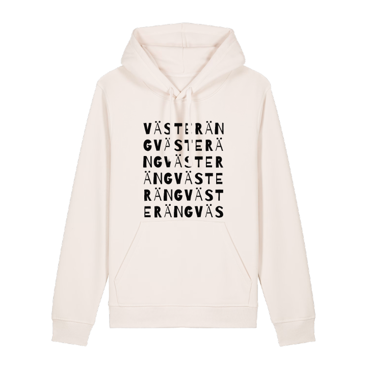 Västeräng ordlek hoodie – hoodie från PinShirt