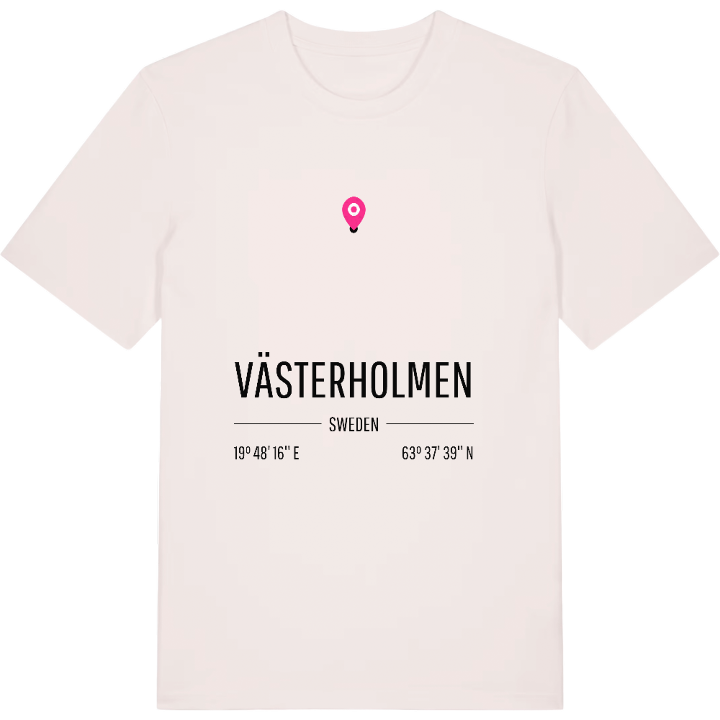 Västerholmen karta t-shirt – t-shirt från PinShirt