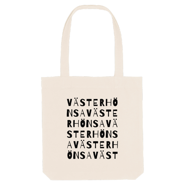 Västerhönsa ordlek tygkasse – tygkasse från PinShirt