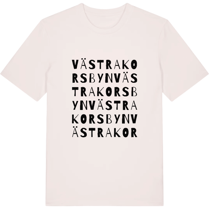 Västra Korsbyn ordlek t-shirt – t-shirt från PinShirt