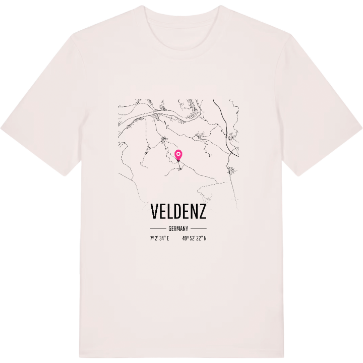 Veldenz karta t-shirt – t-shirt från PinShirt