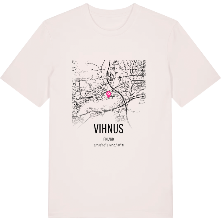 Vihnus karta t-shirt – t-shirt från PinShirt