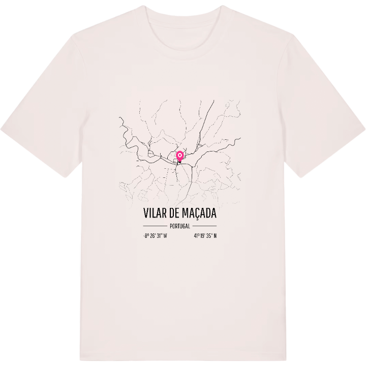 Vilar de Maçada karta t-shirt – t-shirt från PinShirt