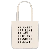 Villa Sofia ordlek tygkasse