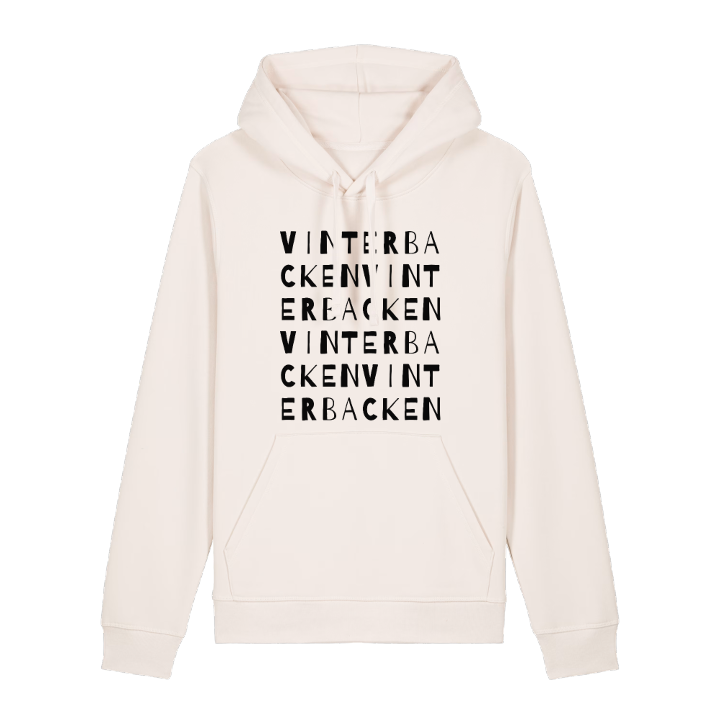 Vinterbacken ordlek hoodie – hoodie från PinShirt