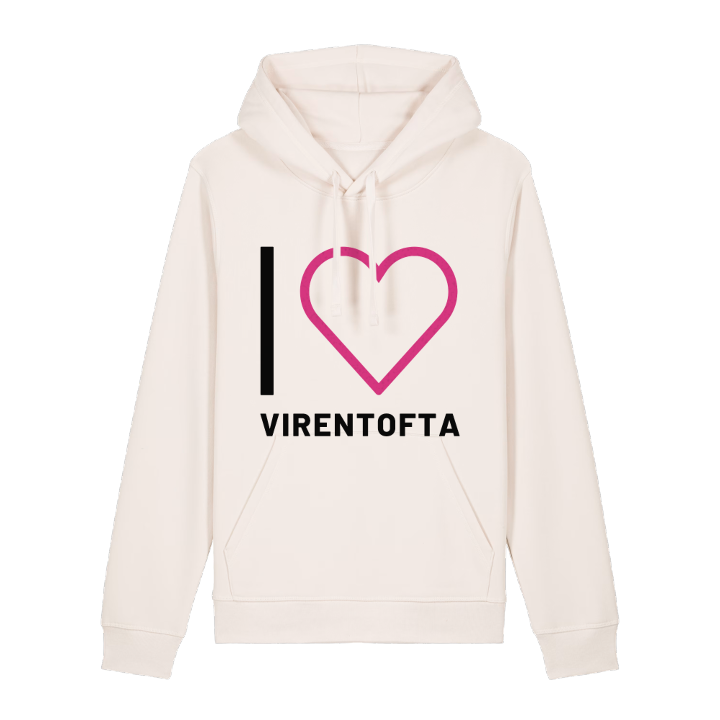 Jag älskar Virentofta hoodie stort tryck – hoodie från PinShirt