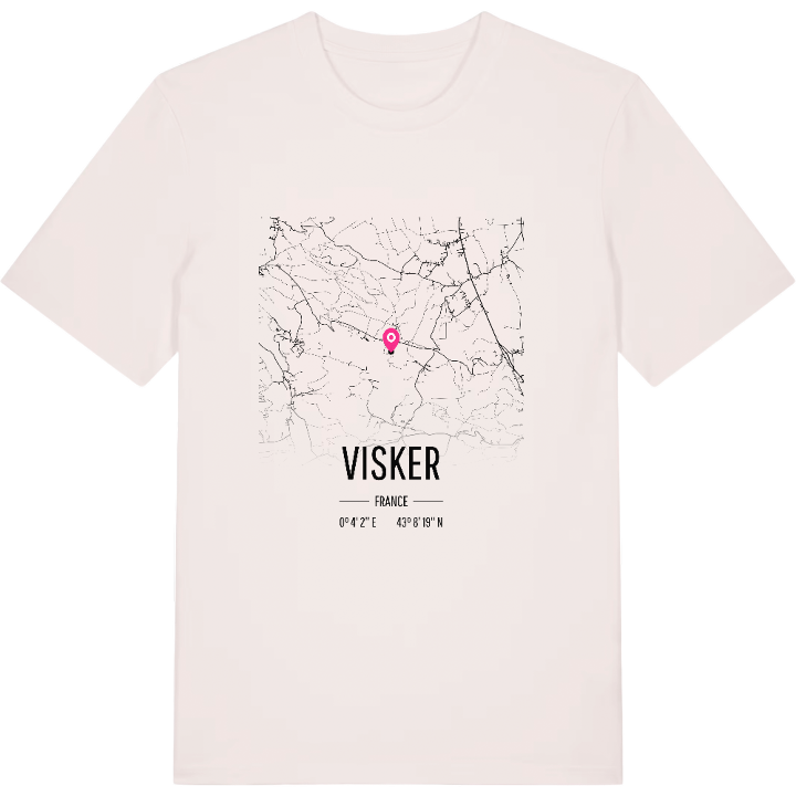 Visker karta t-shirt – t-shirt från PinShirt