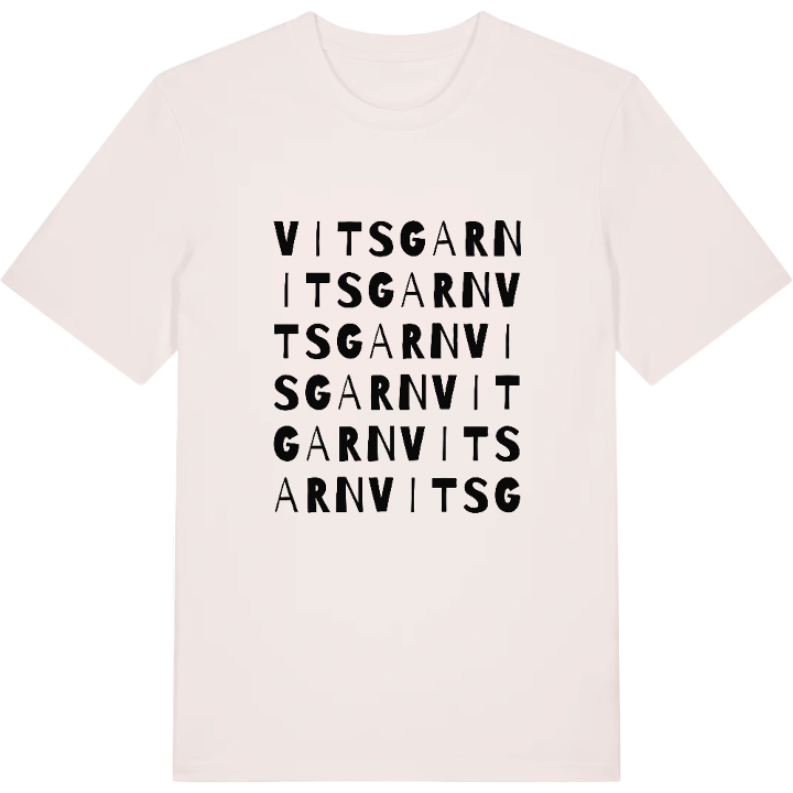 Vitsgarn ordlek t-shirt – t-shirt från PinShirt