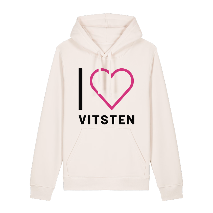 Jag älskar Vitsten hoodie stort tryck – hoodie från PinShirt