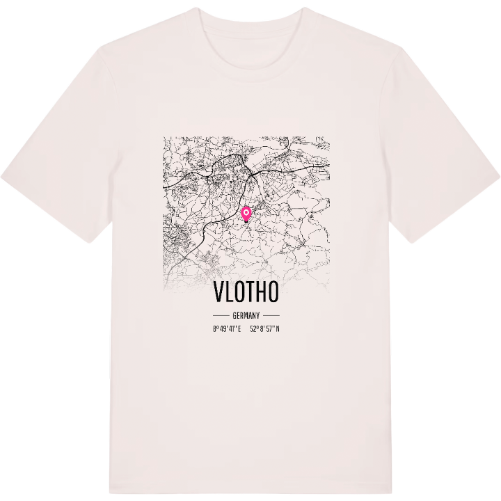 Vlotho karta t-shirt – t-shirt från PinShirt