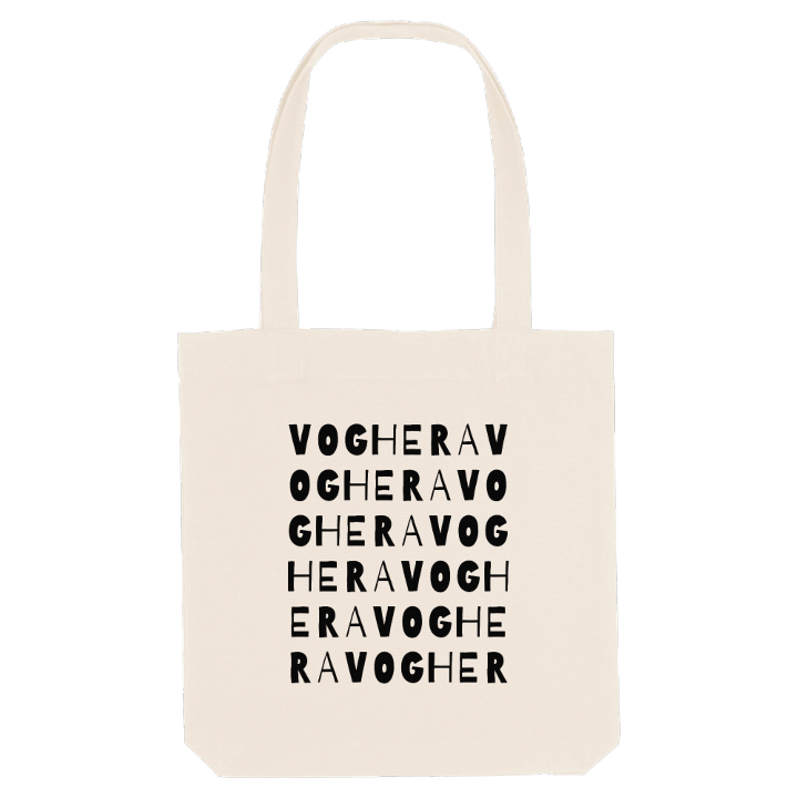 Voghera ordlek tygkasse – tygkasse från PinShirt