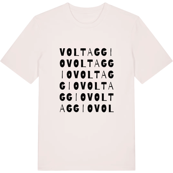 Voltaggio ordlek t-shirt – t-shirt från PinShirt