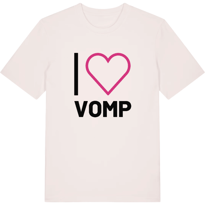 Jag älskar Vomp t-shirt stort tryck – t-shirt från PinShirt