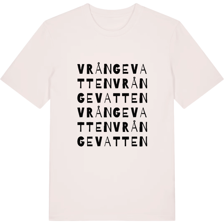 Vrångevatten ordlek t-shirt – t-shirt från PinShirt