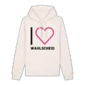 Jag älskar Wahlscheid hoodie stort tryck