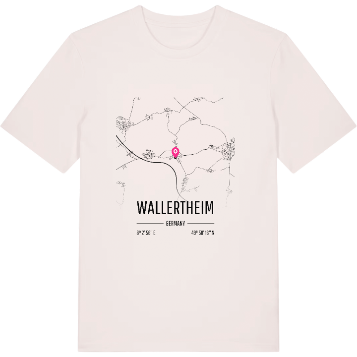 Wallertheim karta t-shirt – t-shirt från PinShirt