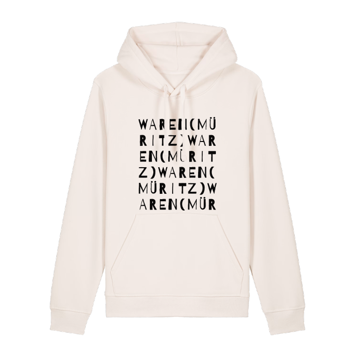 Waren (Müritz) ordlek hoodie – hoodie från PinShirt