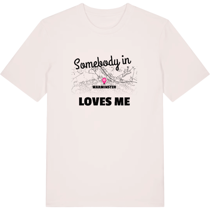 Någon i Warminster älskar mig t-shirt – t-shirt från PinShirt