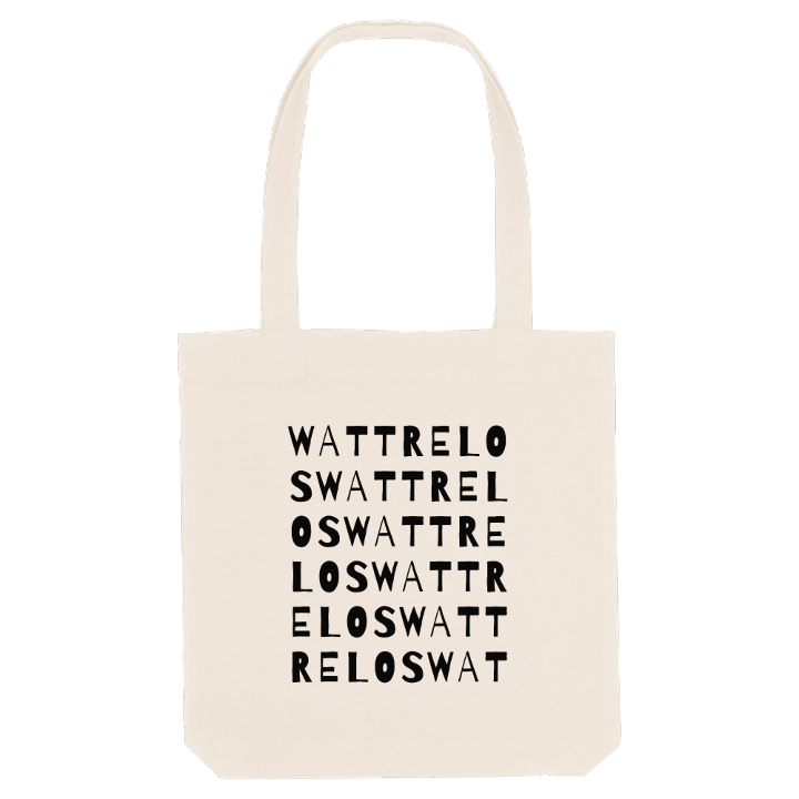 Wattrelos ordlek tygkasse – tygkasse från PinShirt