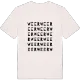 Weer ordlek t-shirt