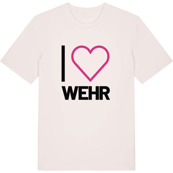 Jag älskar Wehr t-shirt stort tryck – t-shirt från PinShirt