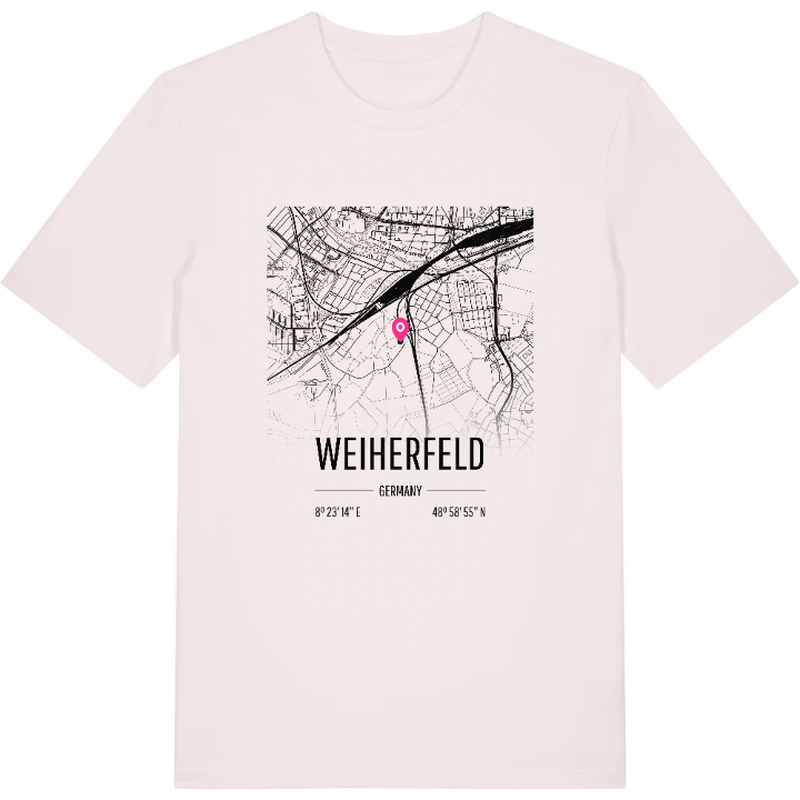 Weiherfeld karta t-shirt – t-shirt från PinShirt