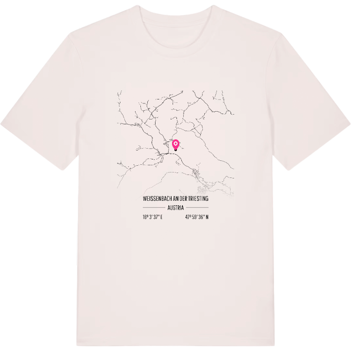 Weissenbach an der Triesting karta t-shirt – t-shirt från PinShirt
