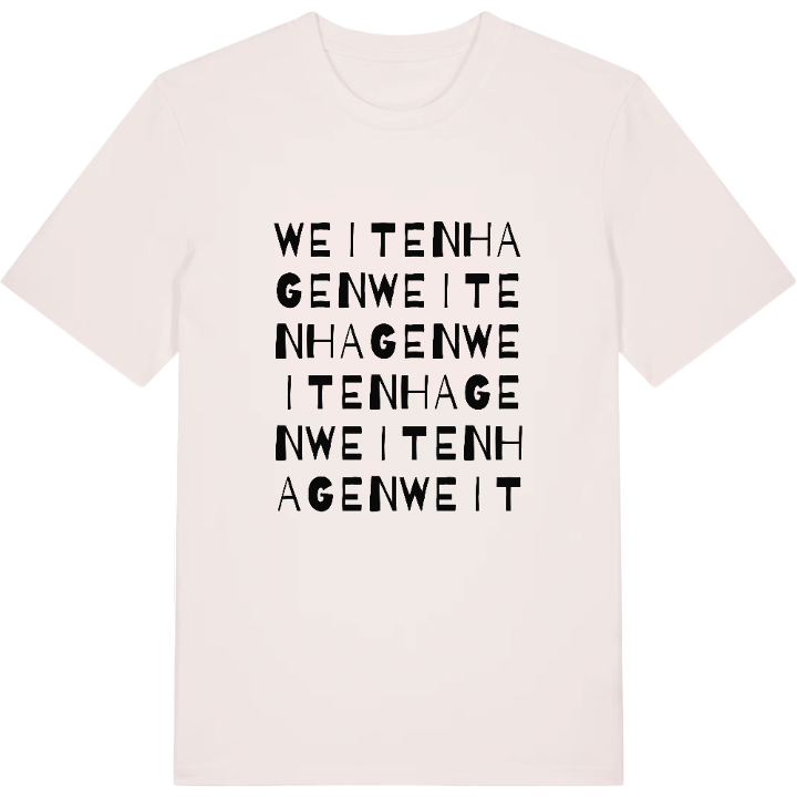 Weitenhagen ordlek t-shirt – t-shirt från PinShirt