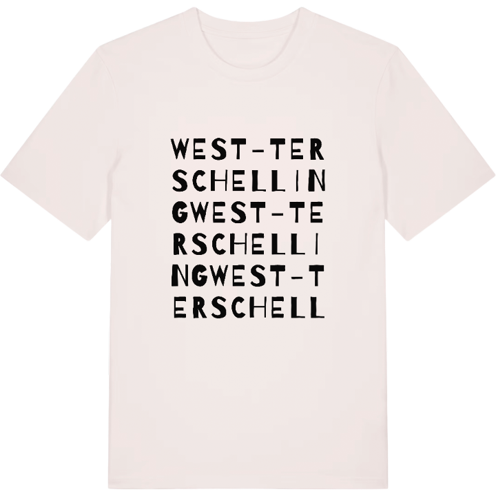 West-Terschelling ordlek t-shirt – t-shirt från PinShirt