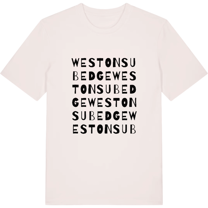 Weston Subedge ordlek t-shirt – t-shirt från PinShirt