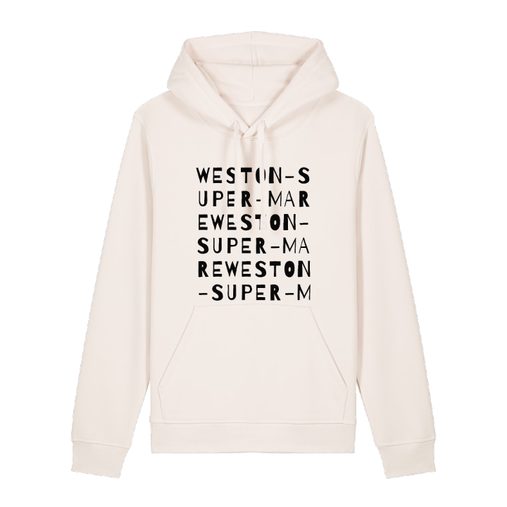 Weston-super-Mare ordlek hoodie – hoodie från PinShirt