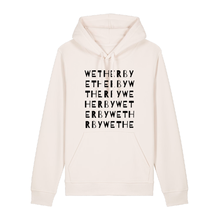 Wetherby ordlek hoodie – hoodie från PinShirt