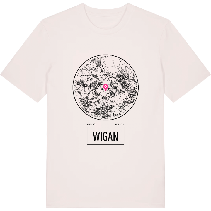 Wigan t-shirt – t-shirt från PinShirt