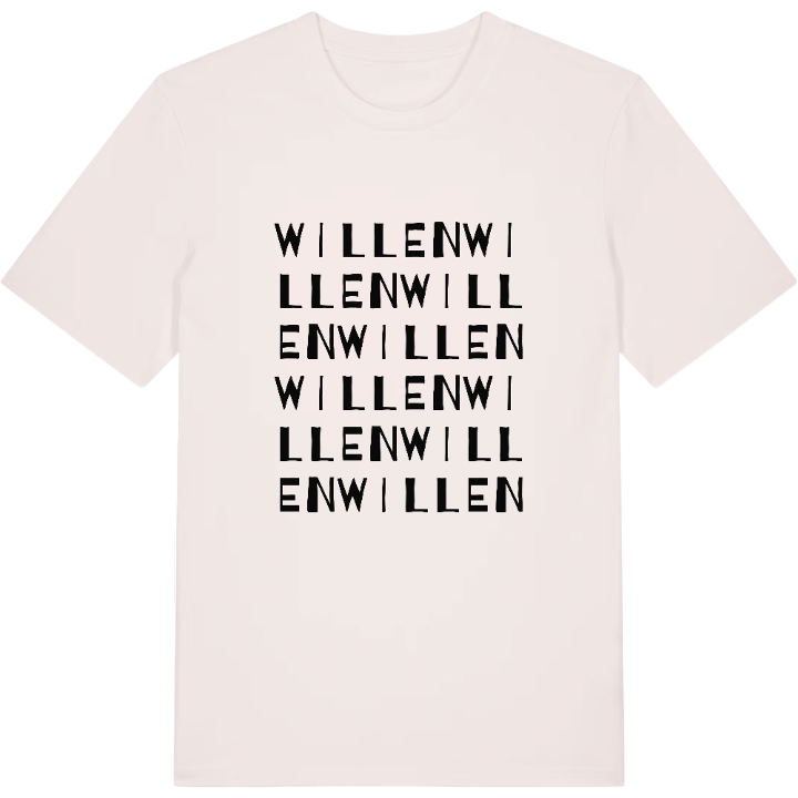 Willen ordlek t-shirt – t-shirt från PinShirt