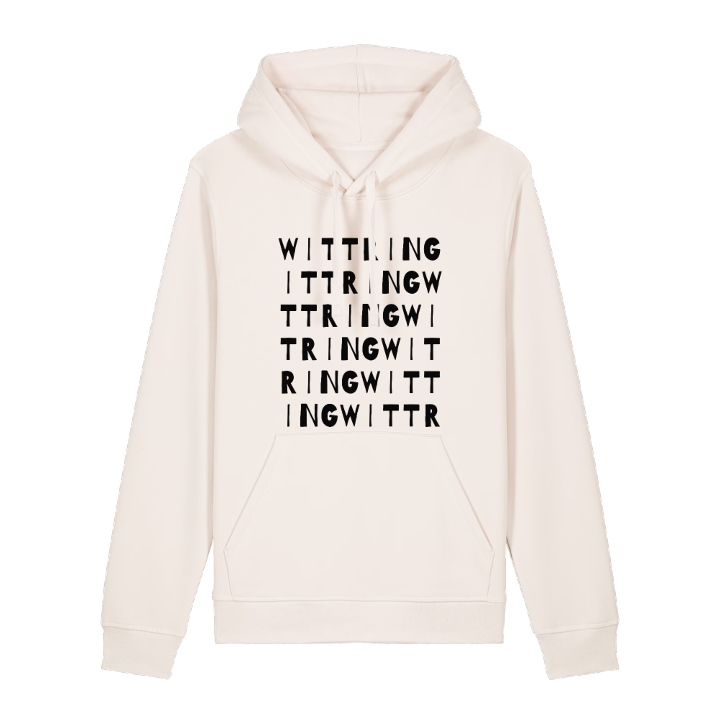 Wittring ordlek hoodie – hoodie från PinShirt