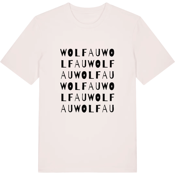 Wolfau ordlek t-shirt – t-shirt från PinShirt