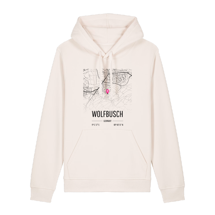 Wolfbusch karta hoodie – hoodie från PinShirt