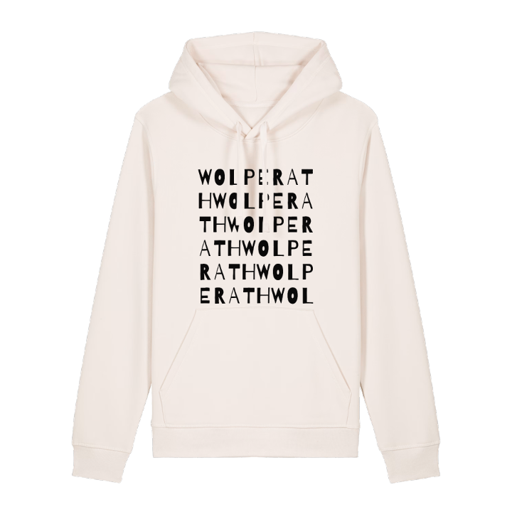 Wolperath ordlek hoodie – hoodie från PinShirt