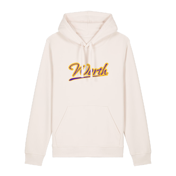 Worth baseball hoodie – hoodie från PinShirt