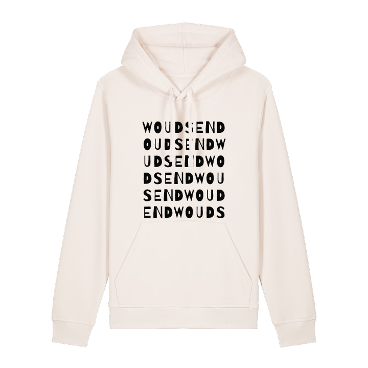 Woudsend ordlek hoodie – hoodie från PinShirt