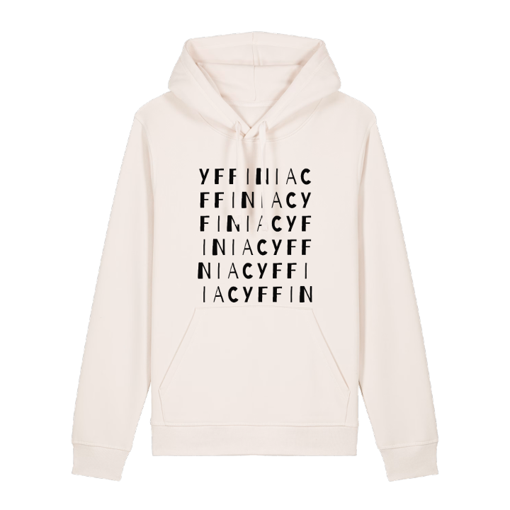 Yffiniac ordlek hoodie – hoodie från PinShirt