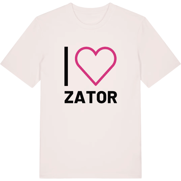 Jag älskar Zator t-shirt stort tryck – t-shirt från PinShirt