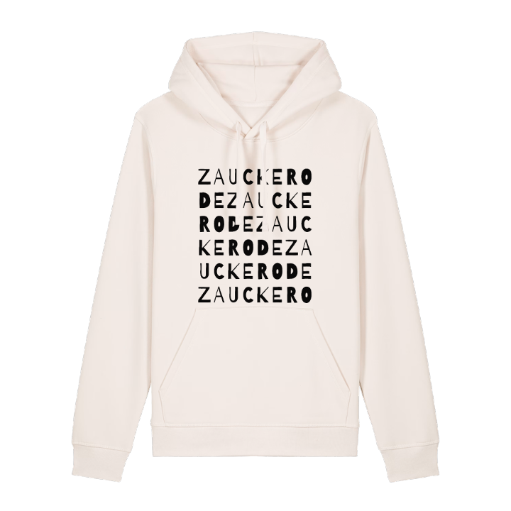Zauckerode ordlek hoodie – hoodie från PinShirt