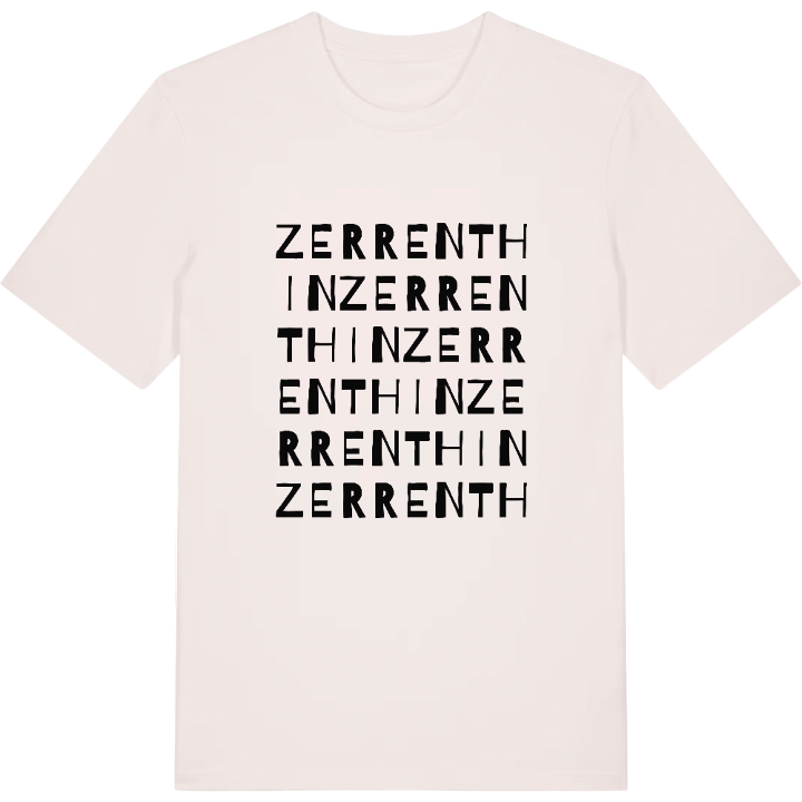 Zerrenthin ordlek t-shirt – t-shirt från PinShirt