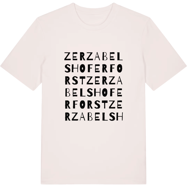 Zerzabelshofer Forst ordlek t-shirt – t-shirt från PinShirt