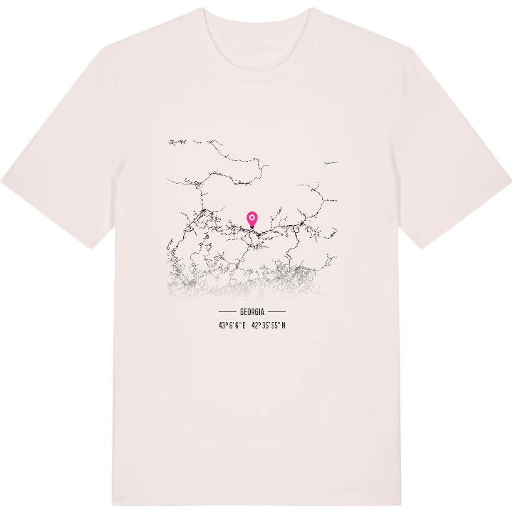 ამბროლაურის მუნიციპალიტეტი karta t-shirt – t-shirt från PinShirt
