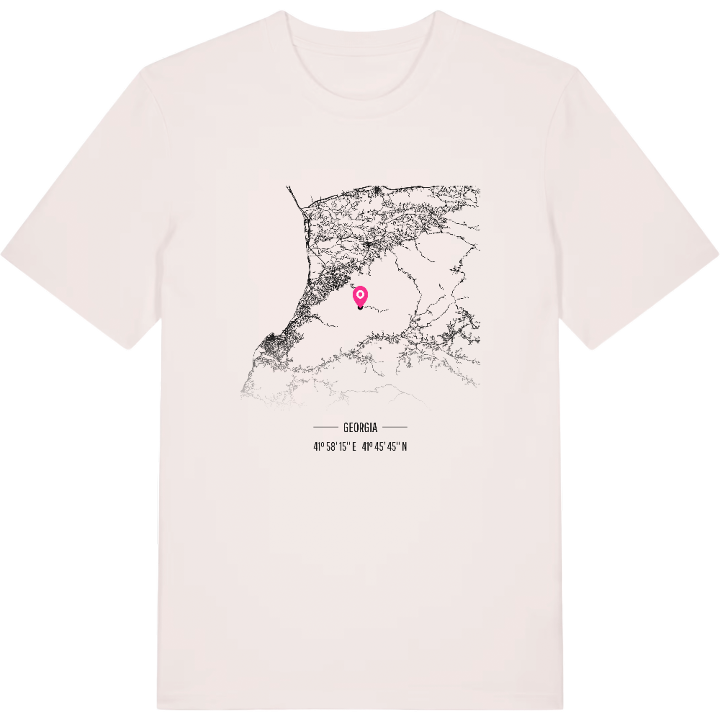 ქობულეთის მუნიციპალიტეტი karta t-shirt – t-shirt från PinShirt