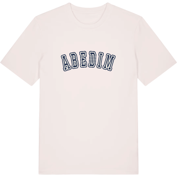 Abedim college t-shirt – t-shirt från PinShirt