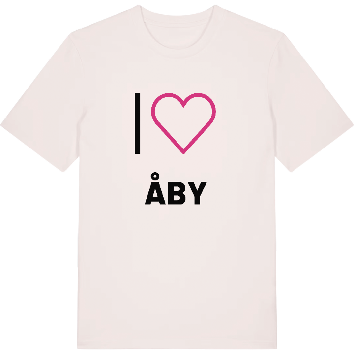 Jag älskar Åby t-shirt stort tryck – t-shirt från PinShirt