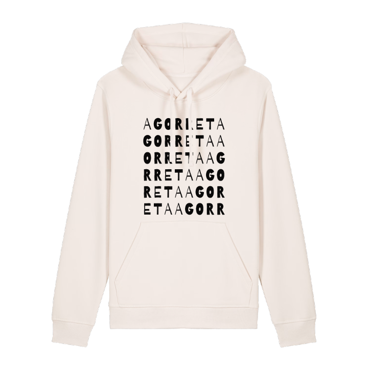 Agorreta ordlek hoodie – hoodie från PinShirt